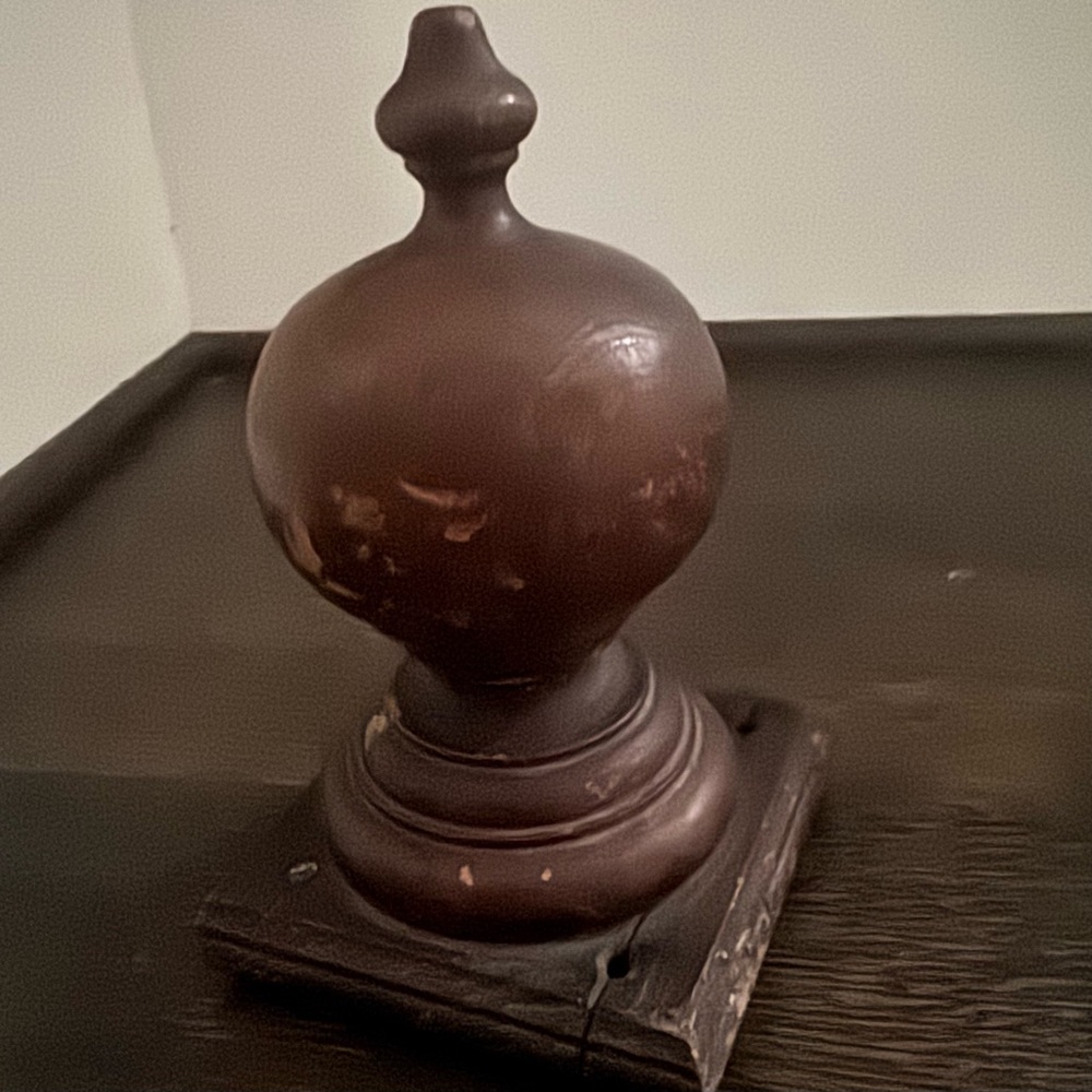 Vintage Wooden Newel Post Cap